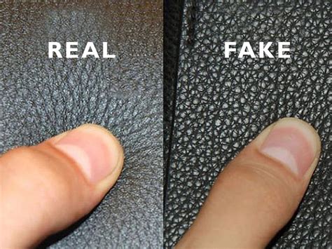how to tell if shoes are fake leather